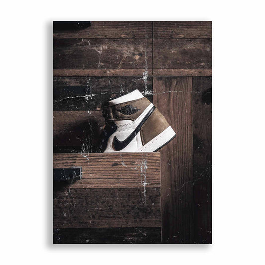 Image of Air Jordan 1 High Mocha Sneaker Poster