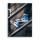 Image of Air Jordan 1 High Obsidian Sneaker Poster