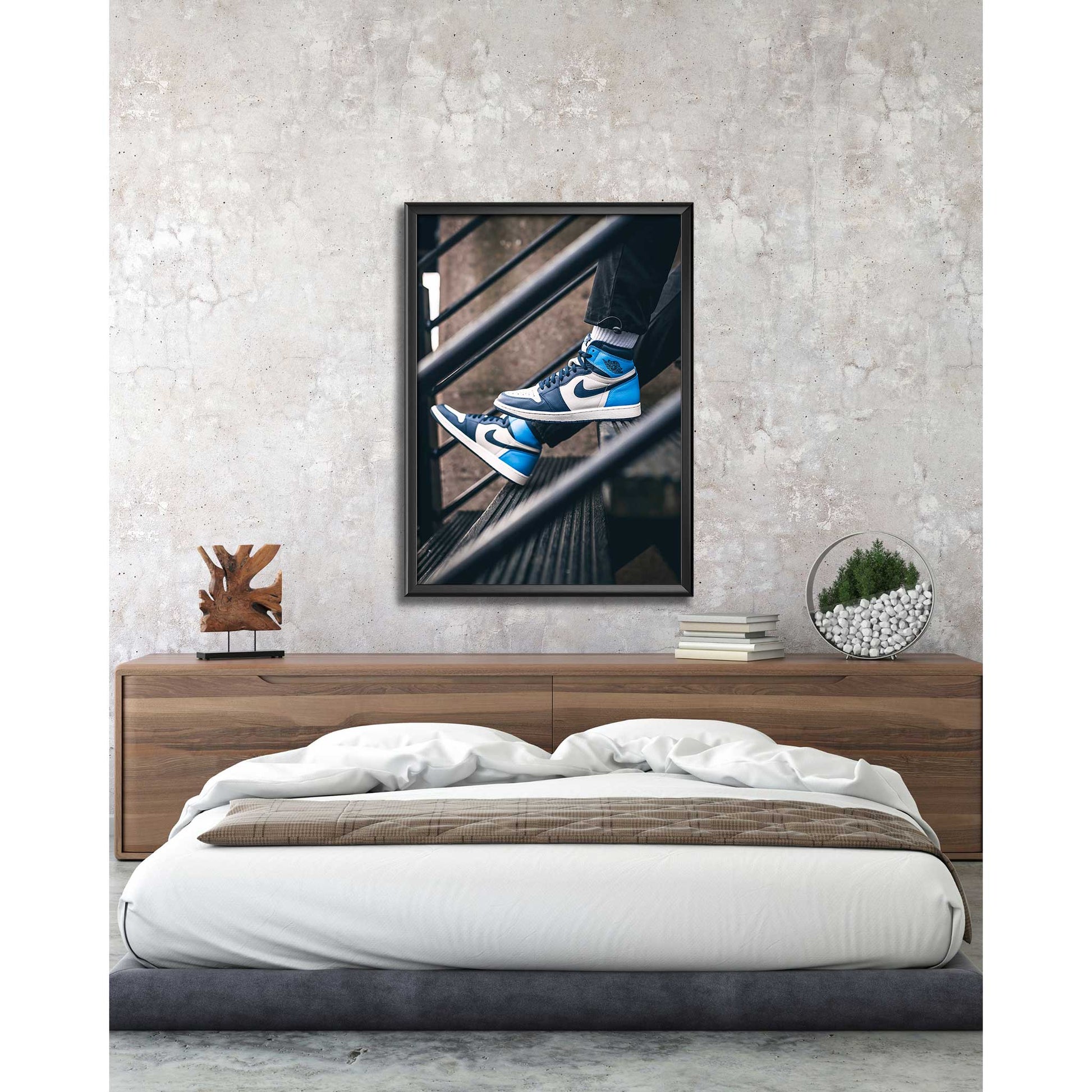 Room Image of Air Jordan 1 High Obsidian Sneaker Poster