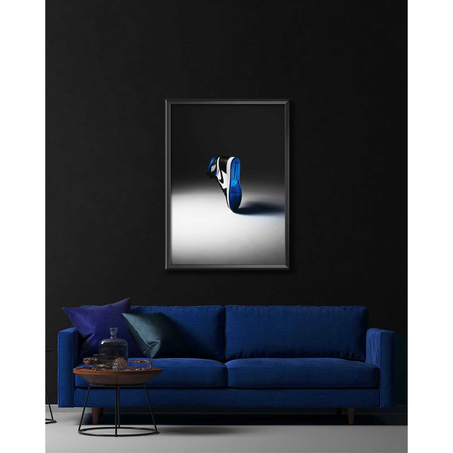 Room Image of Air Jordan 1 High Royal Toe Sneaker Poster