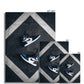 Size Guide Image of Air Jordan 1 High Royal Toe Sneaker Poster