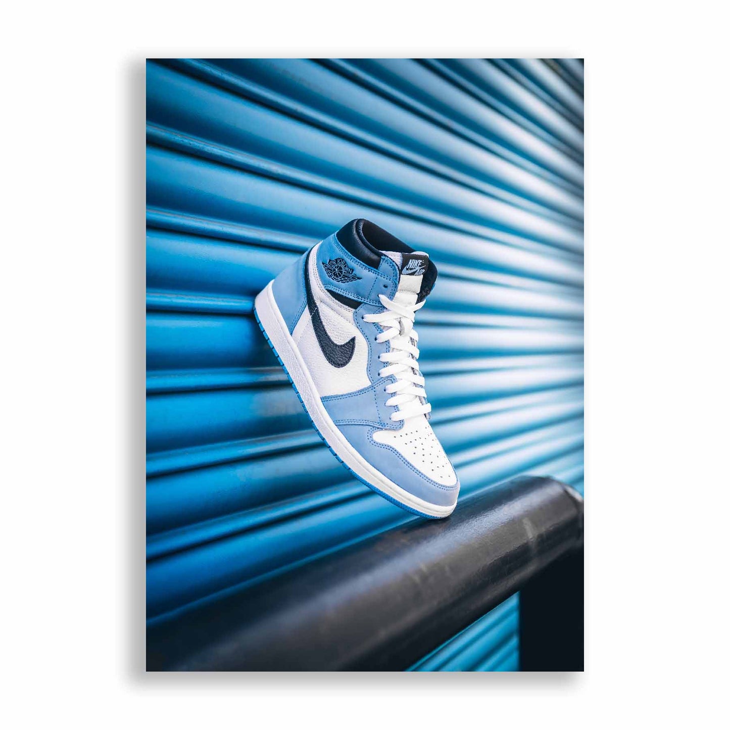 Image of Air Jordan 1 High University Blue Sneaker Poster