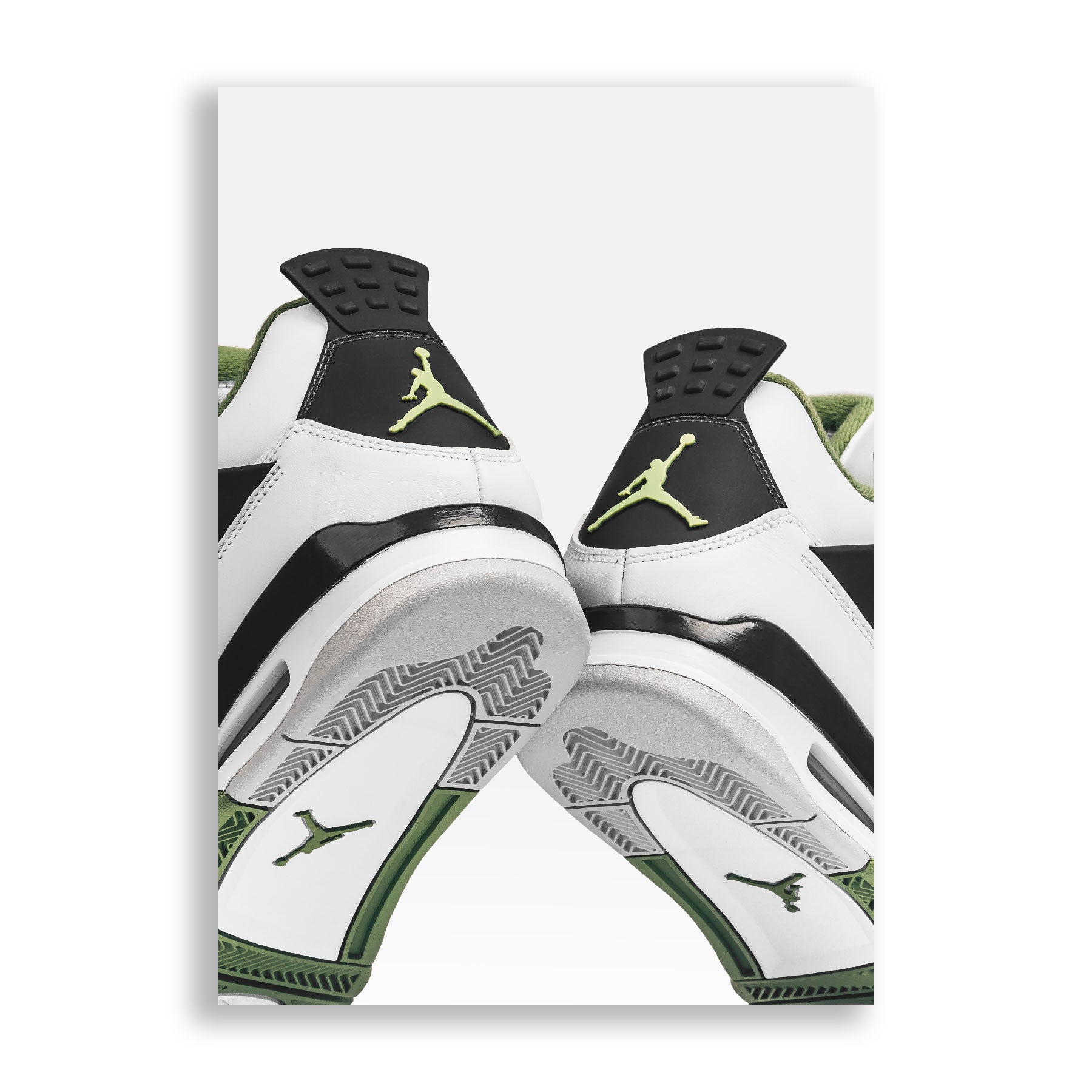 Image of Air Jordan 4 Seafoam Sneaker Poster