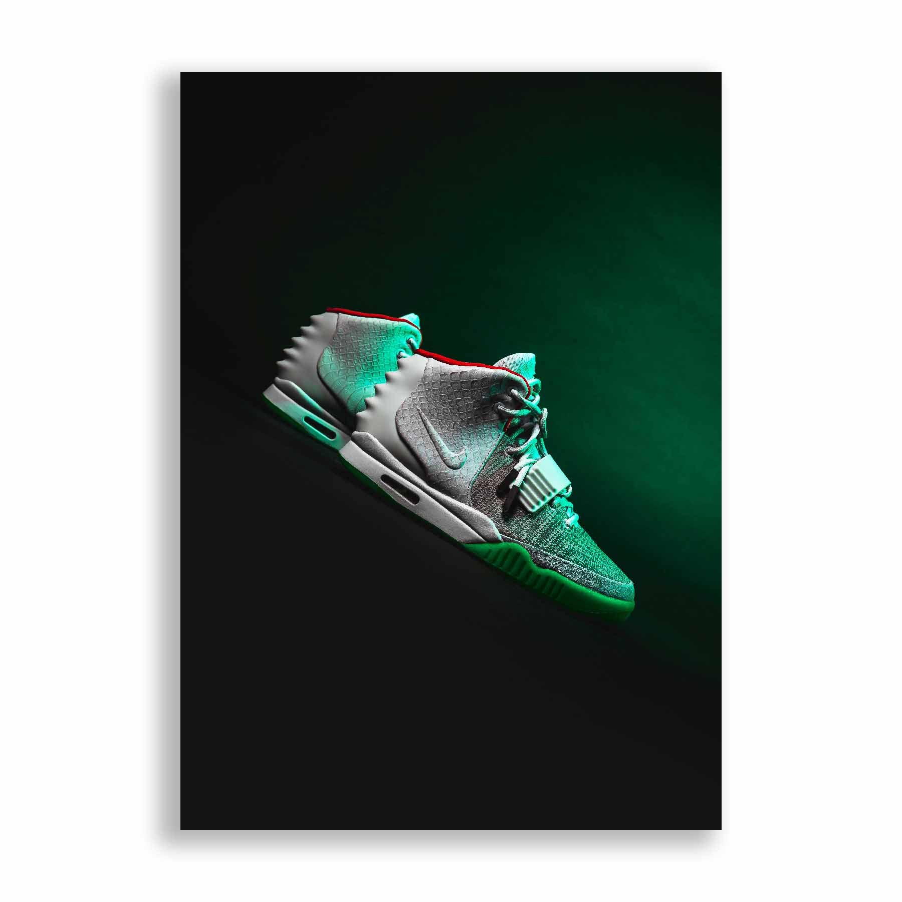 Image of Nike Air Yeezy 2 Pure Platinum Sneaker Poster