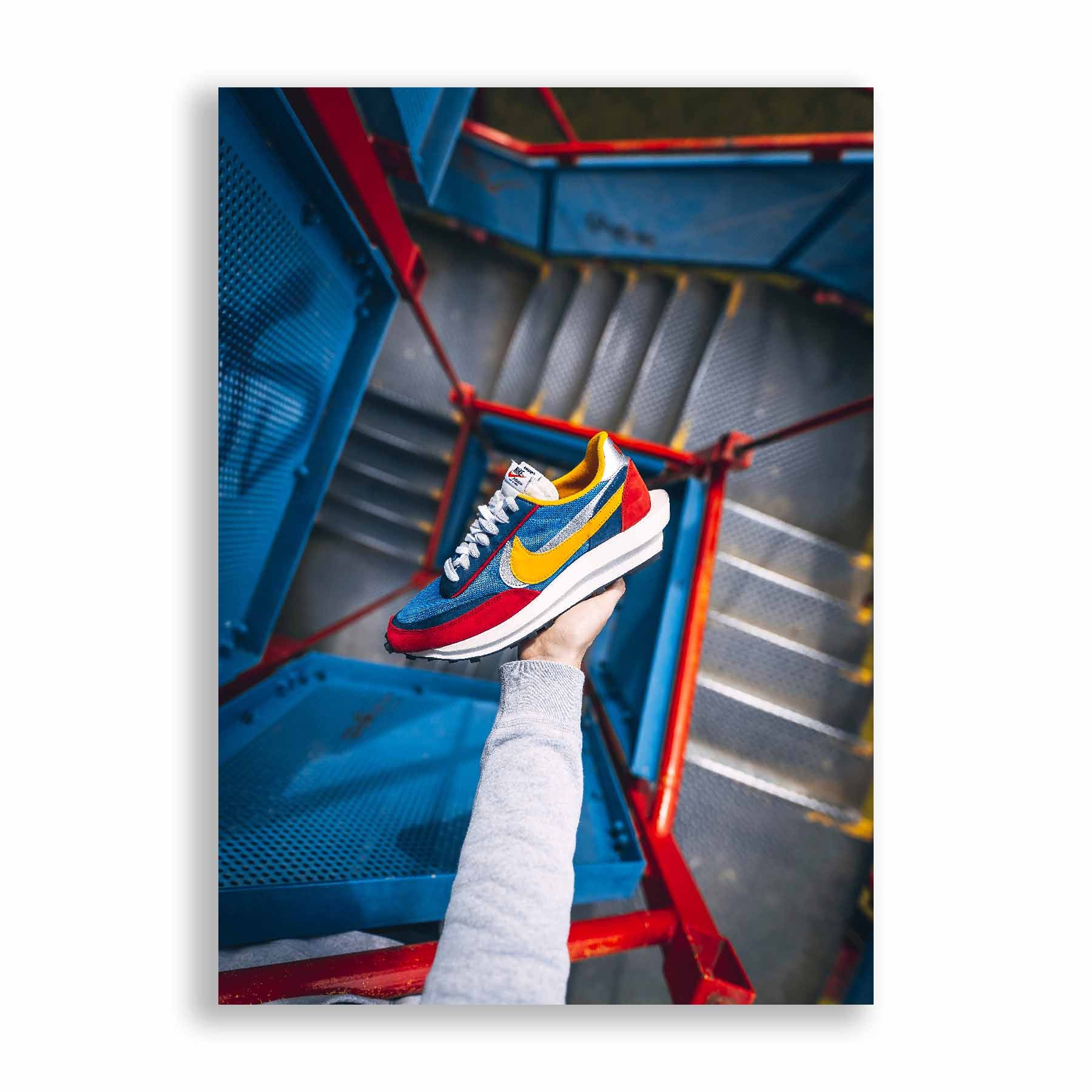 Image of Nike x Sacai Waffle Sneaker Poster