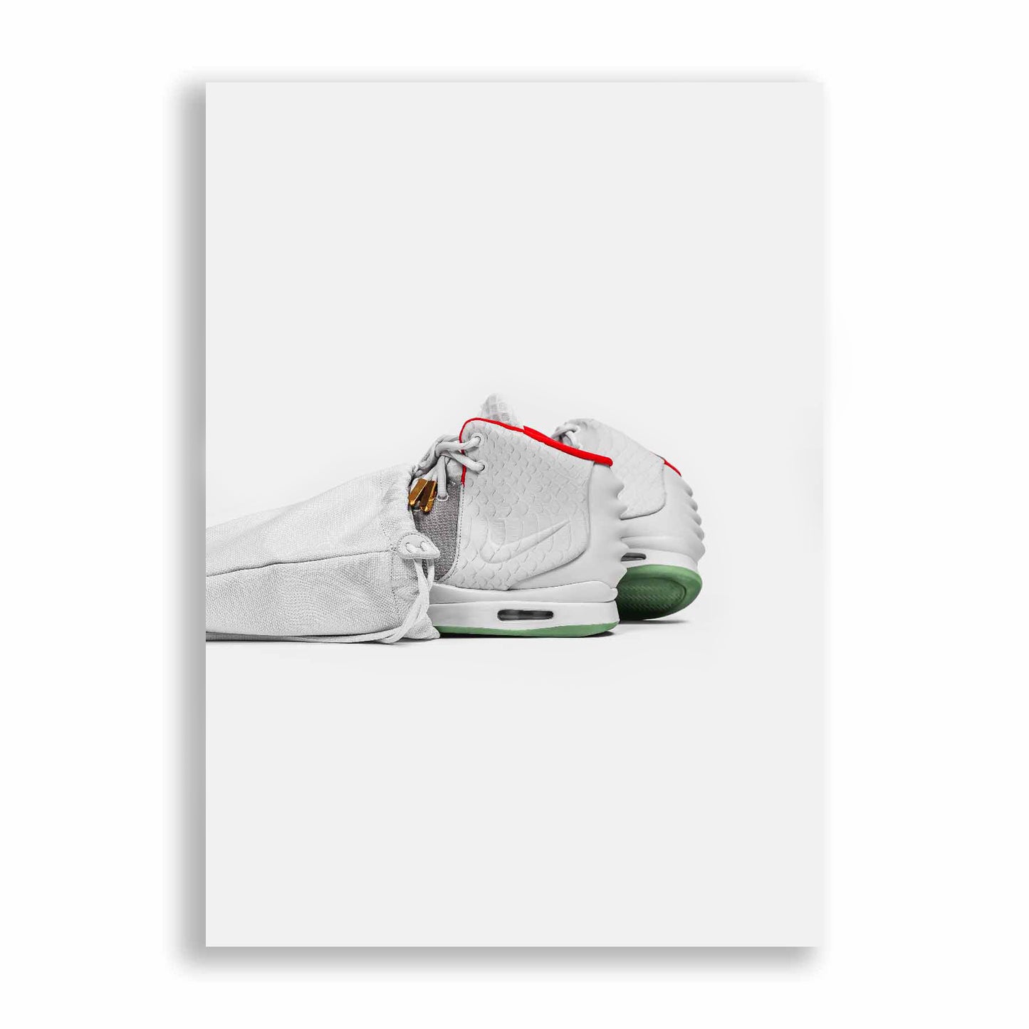 Image of Nike Air Yeezy 2 Pure Platinum Sneaker Poster