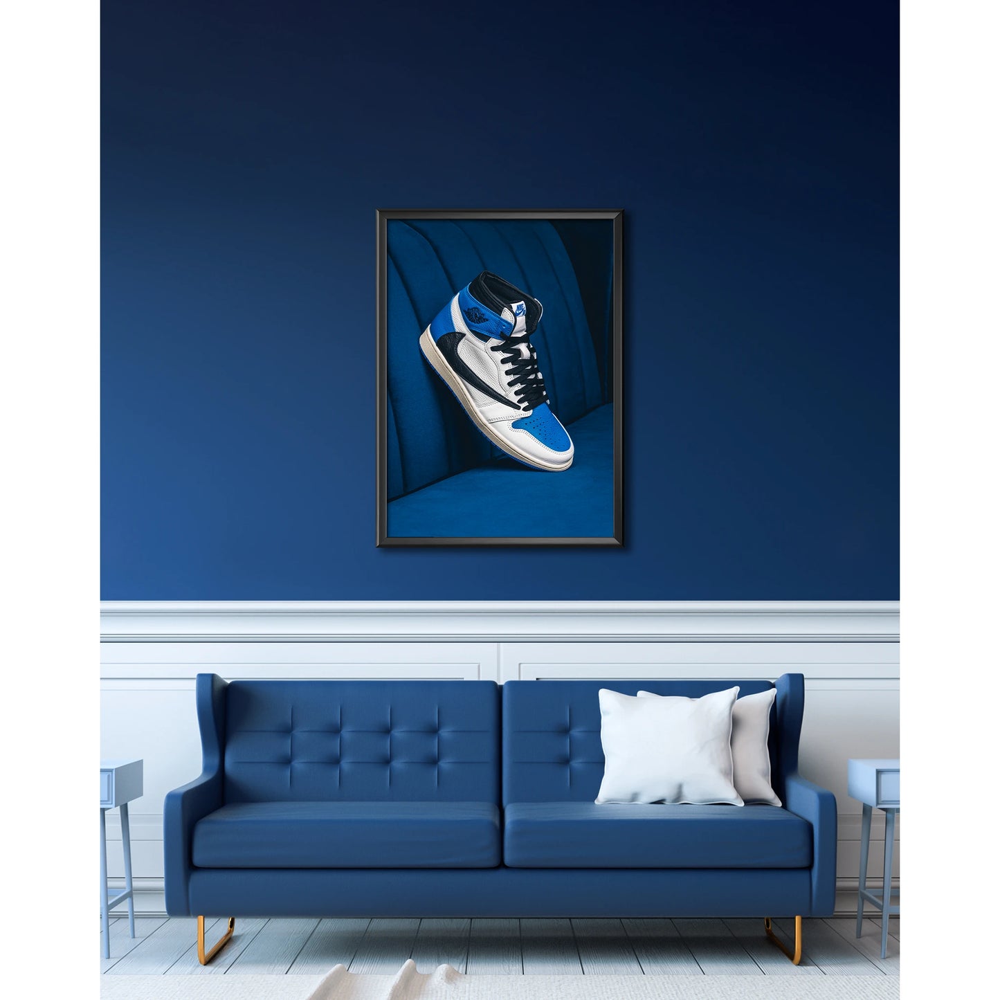 Room Image of Travis Scott x Air Jordan 1 High Fragment Design Sneaker Poster