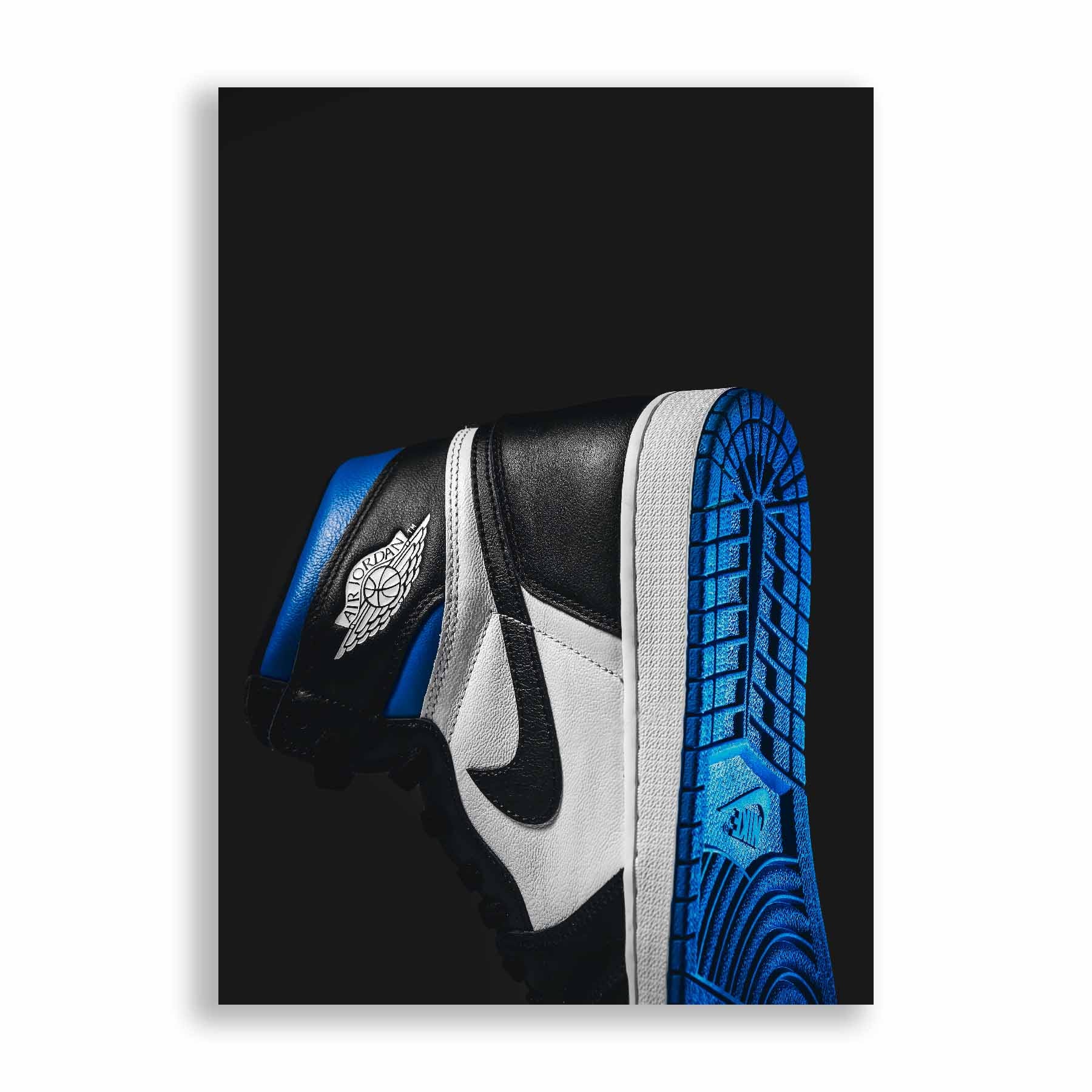 Image of Air Jordan 1 High Royal Toe Sneaker Poster